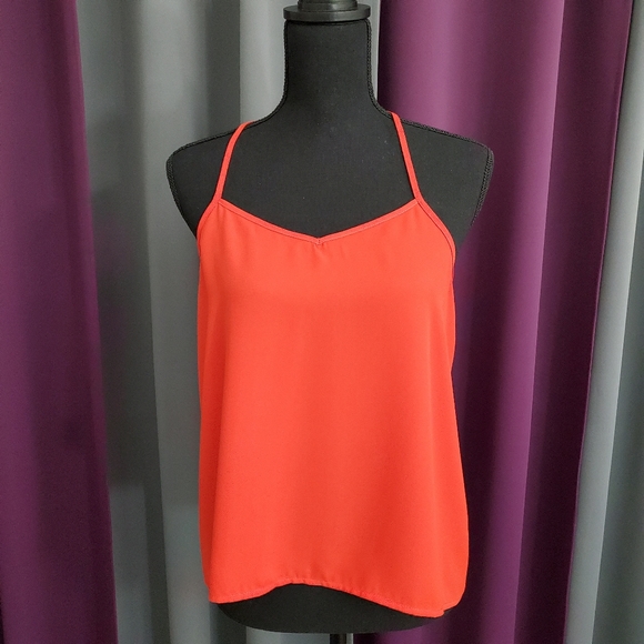 Timing Tops - Timing Top T-Shaped Women Orange Size Medium